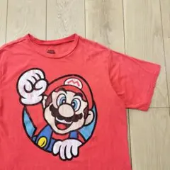 US古着Tシャツ スーパーマリオ Super Mario レッド 赤 M
