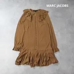 MARC JACOBS / シルク混 ジャージ カットソー ワンピース ブラウンのサムネイル