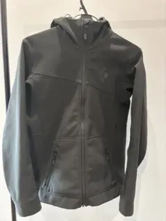 【希少00s】ブラックダイヤモンド ソフトシェルジャケット 黒 テック 希少00s】ブラックダイヤモンド ソフトシェルジャケット 黒 テック