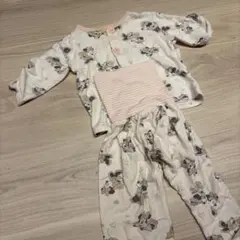 ミニーマウス ベビーパジャマセット 80