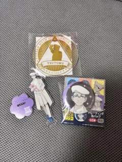 都市伝説解体センター 如月努 アクリルスタンド 缶バッジ コースターセット
