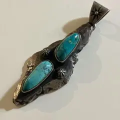 NAVAJO ターコイズ ナジャペンダント アロー SILVER925 - メルカリ