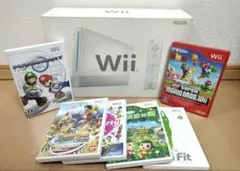 動作品Nintendo Wii 本体 + ゲーム8本セット