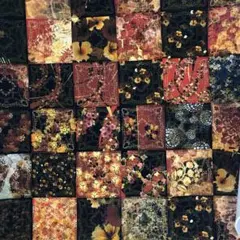 #XmasセールNo.224 和調パッチワーク柄 オックス 約50×50