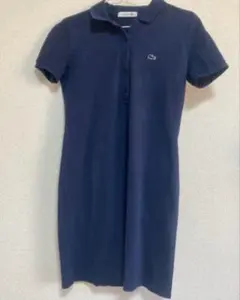 LACOSTE ラコステ ポロワンピース ネイビー 36