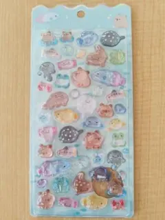 【水族館限定】ボンボンドロップシール 淡水・水辺の生き物 クーリア 新品