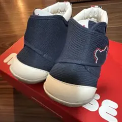ミキハウス ネイビー クマ　ファーストシューズ 12cm