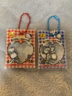 ハローキティ シャカシャカフレークシール風チャーム キティ ポチャッコ