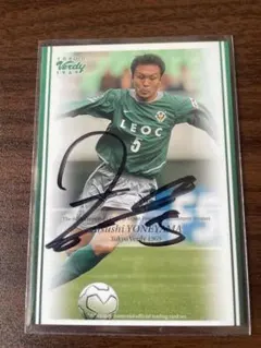 元ヴェルディ川崎 監督 サッカー解説者 松木安太郎 直筆サイン色紙