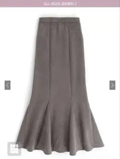 スエードマーメイドスカート(dk930)