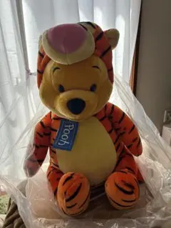 （非売品 ）くまのプーさん 特大ぬいぐるみ ティガーコスチューム