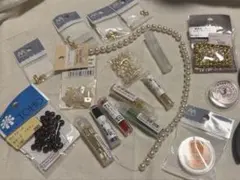 【ハンドメイド】ビーズアクセサリー作成セットまとめ売り
