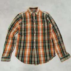 ポロラルフローレン 古着 チェック クラシック ネルシャツ S