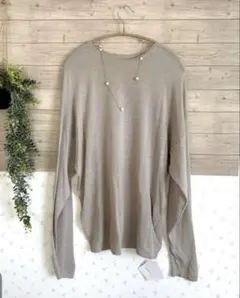 ★ 新品タグ付！ROSIEE ロージーハンドウォッシャブル シアーニット★