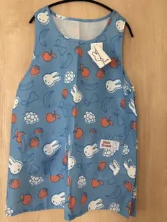Dick Bruna miffy エプロン フルーツ柄 ブルーのサムネイル