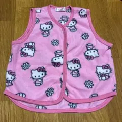 Hello Kitty フリース ベスト ピンク 90cm
