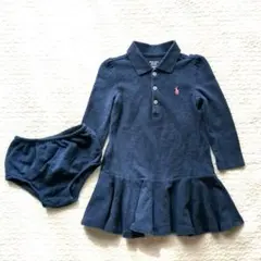ラルフローレン キッズ　ベビー　ワンピース 長袖 18M 85cm