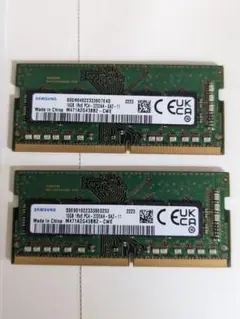 Samsung 32GB(16GB2枚) DDR4 3200MHzノート用メモリ