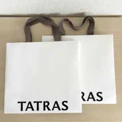 【新品未使用】タトラス　ショッパー　紙袋　ショップ袋のサムネイル