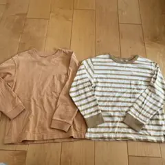 UNIQLO U ユニクロユー　130 長袖　ロンT ボーダー