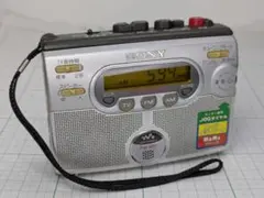 SONY ラジオ録音機能付き カセットウォークマン WM-GX202 整備品①黄