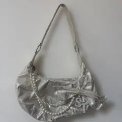 Samantha Thavasa サマンサタバサ シルバー バッグ ハンドバッグ
