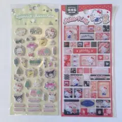 【正規品】サンリオ　ハローキティ 立体シール　ブロックシール　ぷくぷくシール