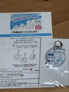 d*2様 【当選品】ちいかわ ALLIE アリィー オリジナルUVキーホルダー