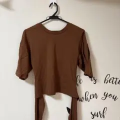 Discoat バックリボンデザインカットソー