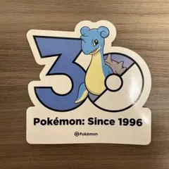 【韓国限定】 ポケモン 30周年記念 ステッカー ラプラス