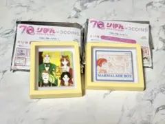 りぼん 3COINS 70th マグネット　ママレードボーイ　ルナティック雑技団