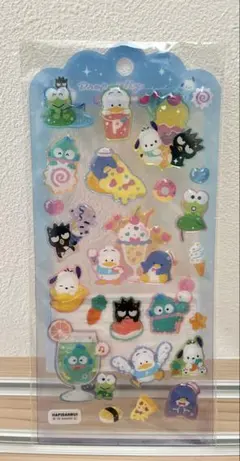 ドロップジェリー　サンリオ　バツ丸　ぽちゃこ　新品　シール