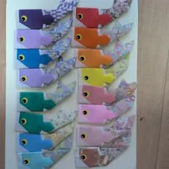 折り紙 鯉のぼり ハンドメイド 和柄模様 16個セット★*☆♪