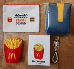 マクドナルド 2024年 2025年 3点セット BEAMSポーチ、加湿器等