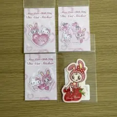 定価売り！早い者勝ち！メゾピアノ×キティ　ステッカー　4枚