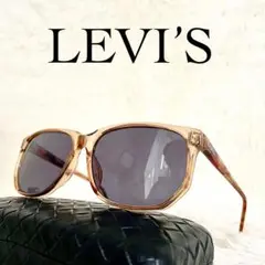 極美品　LEVI'S　ビンテージサングラス　ブラックレンズ　ブラウンフレーム