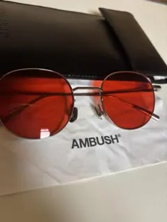 AMBUSH サングラス レッドレンズ シルバーフレームのサムネイル
