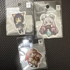 超かぐや姫！　ステッカー　いろは　かぐや　ヤチヨ　3枚セット