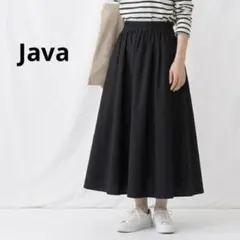 JAVA ジャバ コラボ ボリューム フレア スカート L ブラックのサムネイル