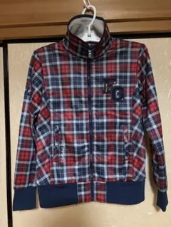 FILA GOLF フィラゴルフ チェック柄 フルジップジャケット