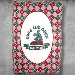 BOFY アニマル ラグ マット 古着 ゴルフ リス アーガイル チェック