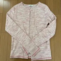 earth music&ecology 長袖　カーディガン　ピンク