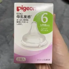 Pigeon 哺乳瓶用乳首 Lサイズ 2個入