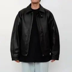 【UNIVERSAL PRODUCTS.】レザーブルゾン【241-60401】