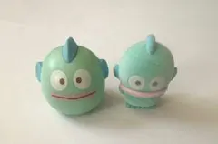 ふわふわフロッキードール　サンリオ　ハンギョドン セリアハンギョドン