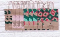 【10枚セット】Starbucks　スターバックス　スタバ　紙袋　ショップ袋