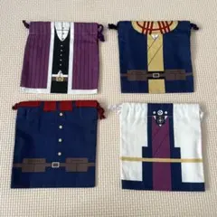 ゴールデンカムイ 巾着 杉元佐一 白石由竹 アシリパ 尾形百之助 セット 金カム