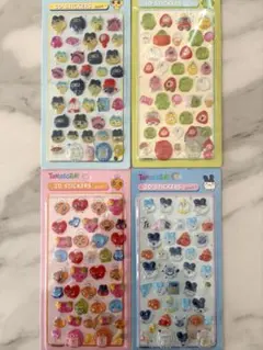 たまごっち　3D 立体シール　まめっち　みみっち　めめっち　くちぱっち