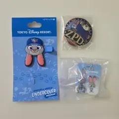 ズートピア ブリスターチャーム╱ヘアクリップ╱缶バッジ　ジュディ