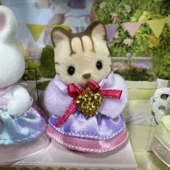【新品】シルバニアファミリー ゆめいろ赤ちゃんプリンセスセット シマネコ